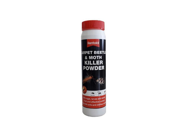 Rentokil Carpet Beetle & Moth Killer Powder 150g Rentokil - RockBottom Nothampton