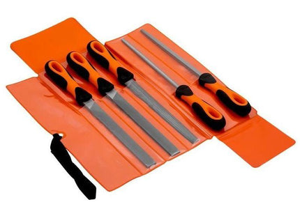 Bahco 200mm (8in) ERGO™ Engineering File Set, 5 Piece Bahco - RockBottom Northampton