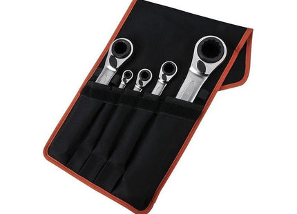 Bahco S4RM Series Reversible Ratchet Spanners Set, 5 Piece Bahco - RockBottom Northampton