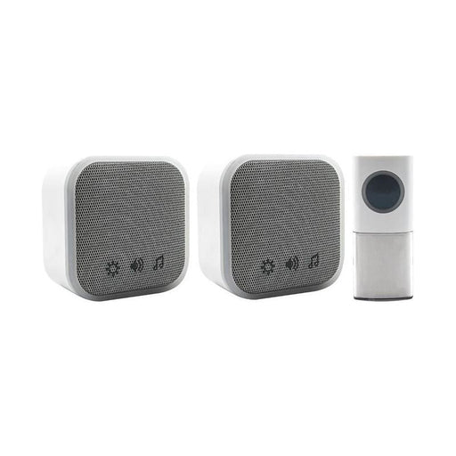 Uni-Com Portable and Plug-In Door Chime Set, White Uni-Com - RockBottom Northampton