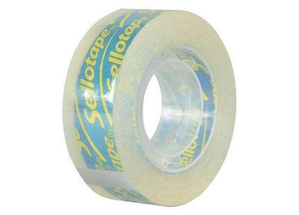 Sellotape Super Clear Sticky Tape - 1 Roll 18mm x 25m Sellotape - RockBottom Nothampton
