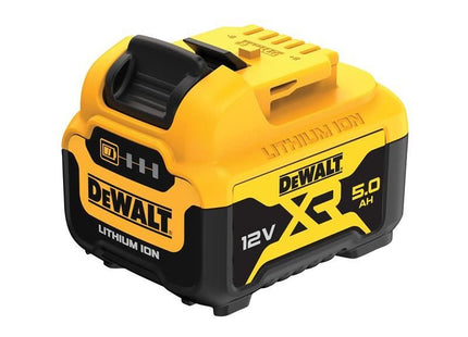 Dewalt Power Tools DCB126 XR Slide Battery Pack 12V 5.0Ah Li-ion DeWALT Power Tools - RockBottom Northampton