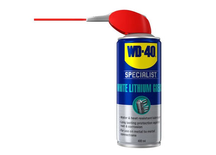 WD-40 Specialist White Lithium Grease 400ml WD-40� - RockBottom Northampton