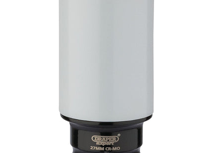 Draper HI-TORQ Wheel Nut Socket for Alloy Wheels, 1/2" Sq. Dr.  (27mm) Draper - Town Tools 