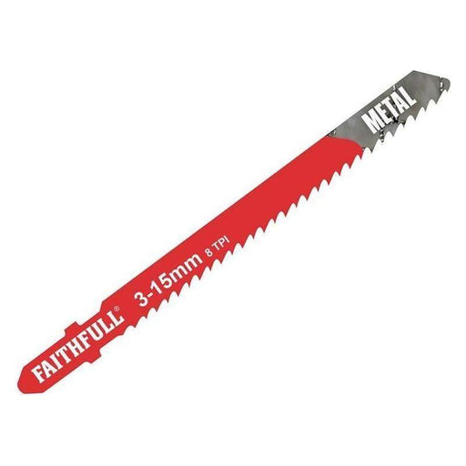Faithfull Metal Cutting Jigsaw Blades Pack of 5 T127D Faithfull - RockBottom Northampton