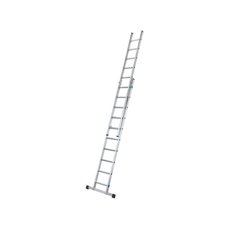 Zarges Everest 2DE Extension Ladder 2-Part D-Rungs 2 x 16 Zarges - RockBottom Northampton