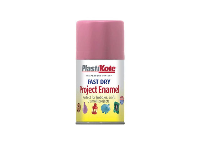 Plastikote Fast Dry Enamel Aerosol Hot Pink 100ml PlastiKote - RockBottom Nothampton