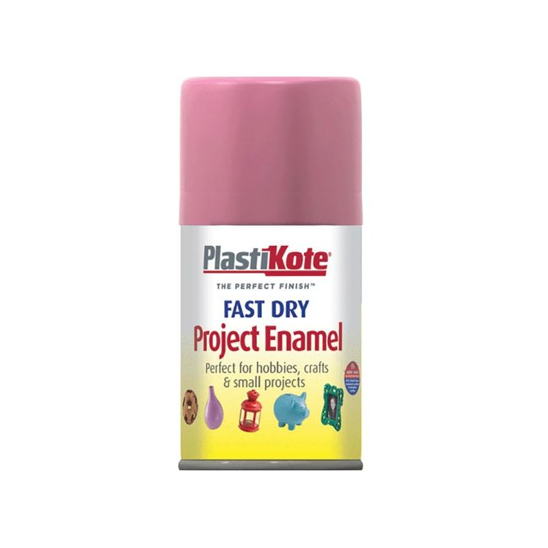 Plastikote Fast Dry Enamel Aerosol Hot Pink 100ml PlastiKote - RockBottom Nothampton