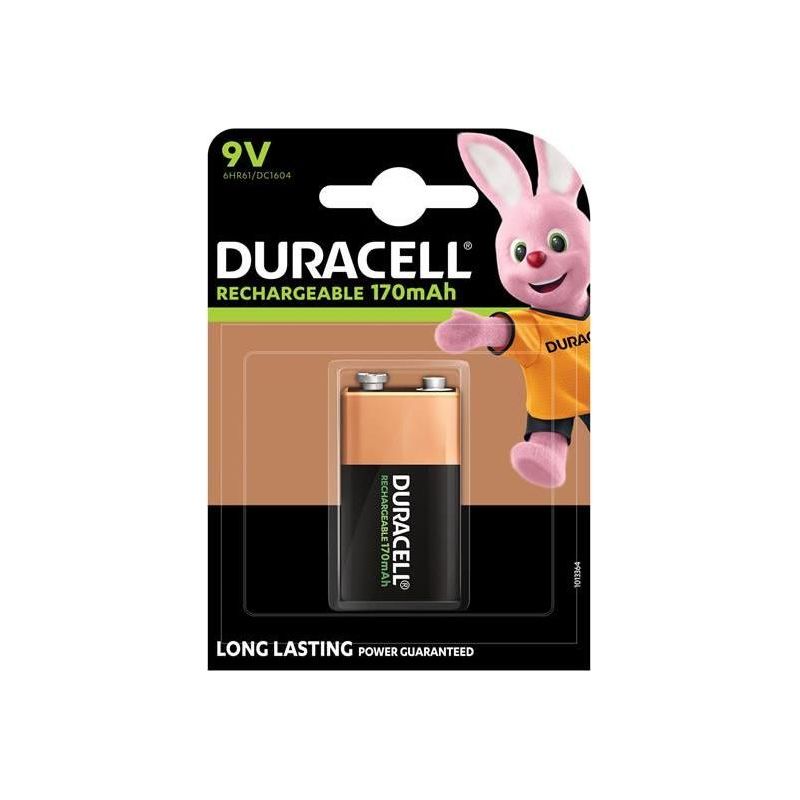 Duracell 9V 170Mah Rechargeable Battery Duracell - RockBottom Northampton