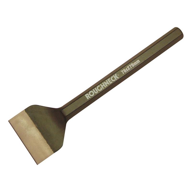 Roughneck Electrician's Flooring Chisel 279 x 76mm (11 x 3in) 19mm Shank Roughneck - RockBottom Nothampton