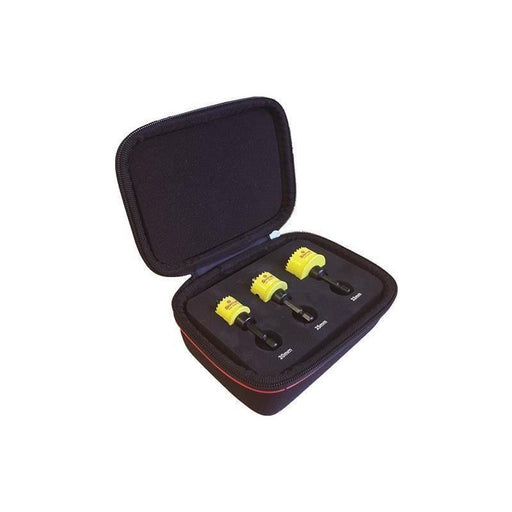 Starrett Cordless Smooth Cut Bi-Metal Holesaw Kit, 3 Piece Starrett - RockBottom Nothampton