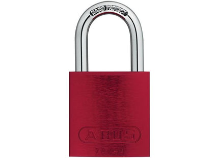 Abus Mechanical 72/40mm Aluminium Padlock Red Keyed Alike TT02162 ABUS Mechanical - RockBottom Northampton 