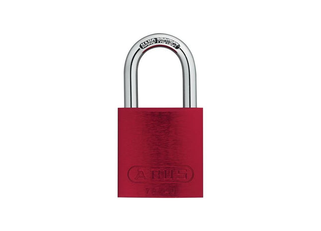 Abus Mechanical 72/40mm Aluminium Padlock Red Keyed Alike TT02162 ABUS Mechanical - RockBottom Northampton 