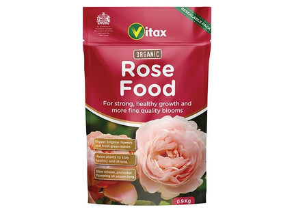 Vitax Organic Rose Food 0.9kg Pouch Vitax - RockBottom Northampton