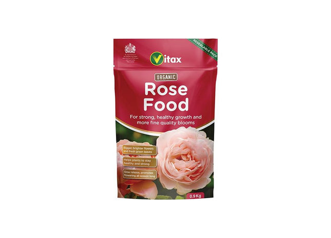 Vitax Organic Rose Food 0.9kg Pouch Vitax - RockBottom Northampton