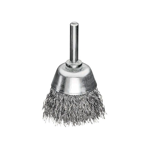 Lessmann Cup Brush with Shank D50mm x H20mm, 0.30 Steel Wire Lessmann - RockBottom Northampton