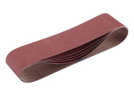 Draper Cloth Sanding Belt, 100 x 915mm, 120 Grit (Pack of 5) 09271 Draper - Town Tools 