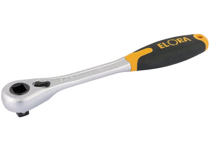 Draper Soft Grip Reversible Ratchet, 1/2" Sq. Dr. 02715 Draper - Town Tools 