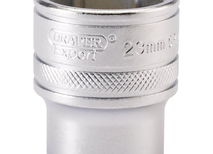 Draper 6 Point Metric Socket, 1/2" Sq. Dr., 23mm 16614 Draper - Town Tools 