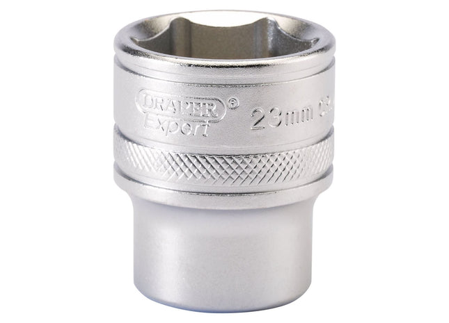 Draper 6 Point Metric Socket, 1/2" Sq. Dr., 23mm 16614 Draper - Town Tools 