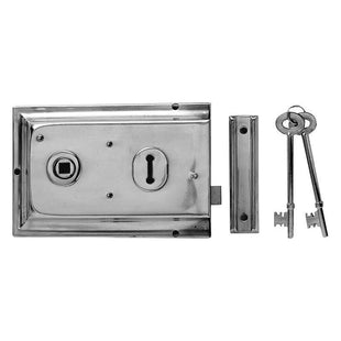 Yale Locks P334 Rim Lock Brass Finish 156 x 104mm Visi Yale Locks - RockBottom Northampton