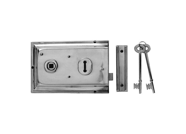 Yale Locks P334 Rim Lock Brass Finish 156 x 104mm Visi Yale Locks - RockBottom Northampton