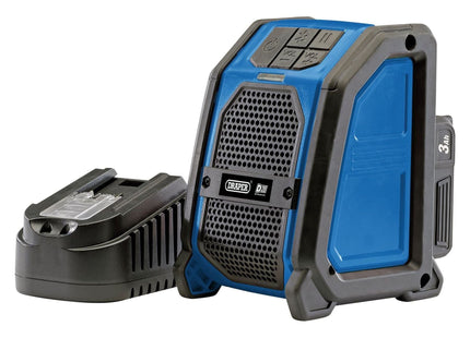 Draper D20 20V Wireless Speaker with 1 x 3.0Ah Battery and Charger 94903 Draper - Town Tools 