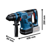 Bosch GBH 18V-34 CF Pro BITURBO SDS-Plus Rotary Hammer 18V 2 x 5.5Ah ProCORE18V Li-ion Bosch - RockBottom Northampton