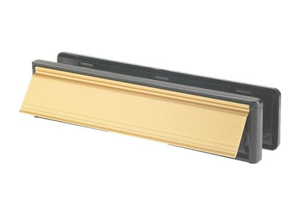 Yale Locks Letter Plate Gold (Visi-Packed) 300mm (12in) Yale Locks - RockBottom Northampton