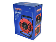 Faithfull Power Plus Open Cable Reel 240V 40m 13A 4 Socket (1.25mm Cable) Faithfull Power Plus - RockBottom Northampton