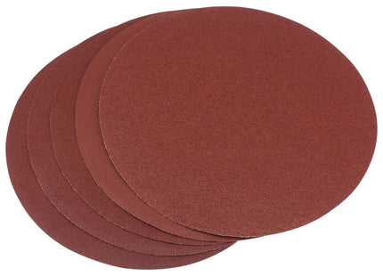 Draper Assorted Self-Adhesive Aluminium Oxide Sanding Discs, 200mm (Pack of 5) Draper - Town Tools 