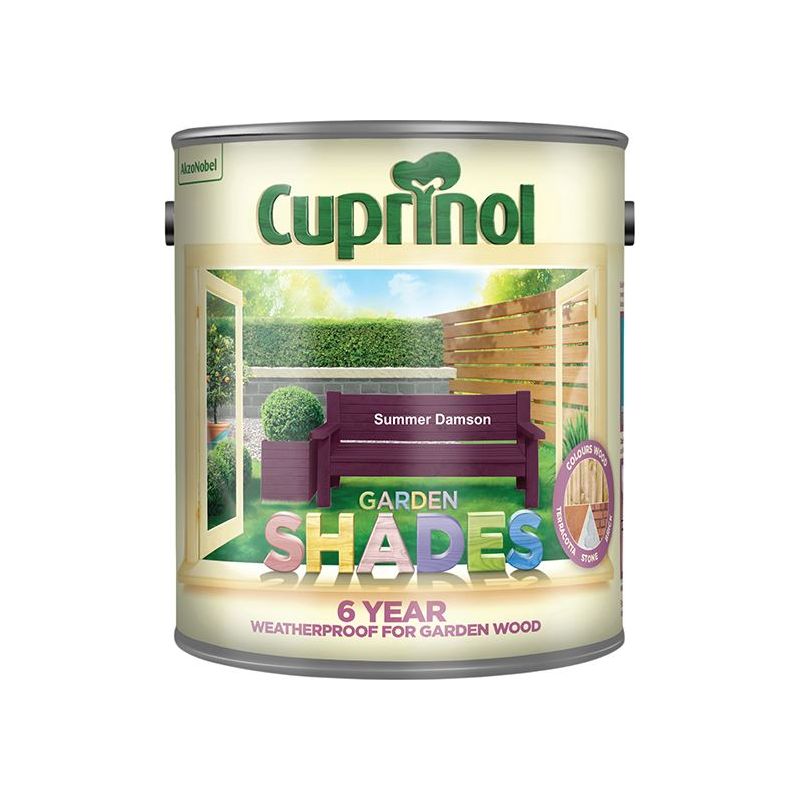 Cuprinol Garden Shades Summer Damson 2.5 litre Cuprinol - RockBottom Northampton