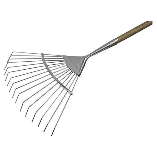 Faithfull Prestige Stainless Steel Lawn Rake Ash Handle Faithfull - RockBottom Northampton
