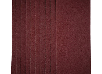 Draper 1/2 Sanding Sheets, 115 x 280mm, 40 Grit (Pack of 10) 55964 Draper - Town Tools 