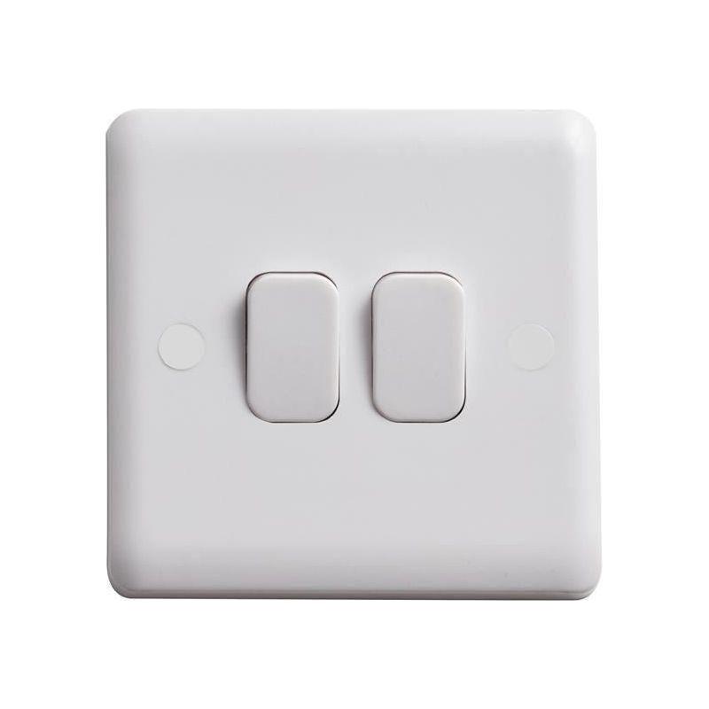 Deta Vimark Light Switch 2-Gang 2-Way Deta Vimark - RockBottom Northampton