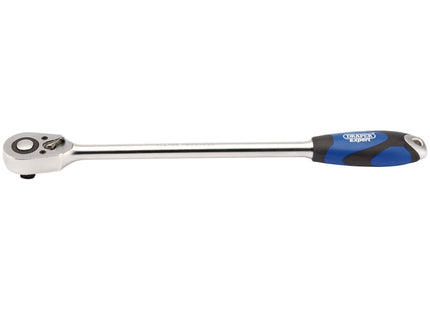 Draper Extra Long Reversible Quick Release Soft Grip Ratchet, 1/2" Sq. Dr., 48 T Draper - Town Tools 
