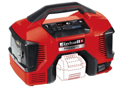Einhell Pressito Hybrid Air Compressor 18V Bare Unit Einhell - RockBottom Northamptin