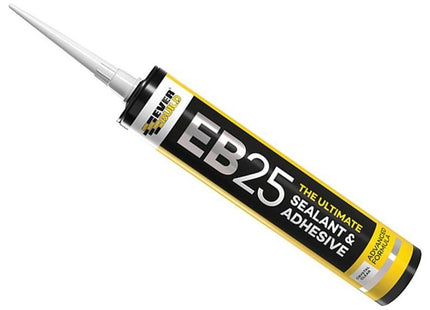 Everbuild Sika EB25 Hybrid Sealant Adhesive Clear 300ml Everbuild Sika - RockBottom Northamptin