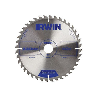 Irwin® Construction Circular Saw Blade 230 x 30mm x 40T ATB IRWIN® - RockBottom Northampton