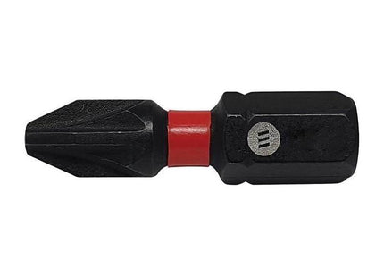 Forgefix ForgeFast Pozidriv Compatible Impact Bit PZ1 x 25mm (Card 2) ForgeFix - RockBottom Northampton