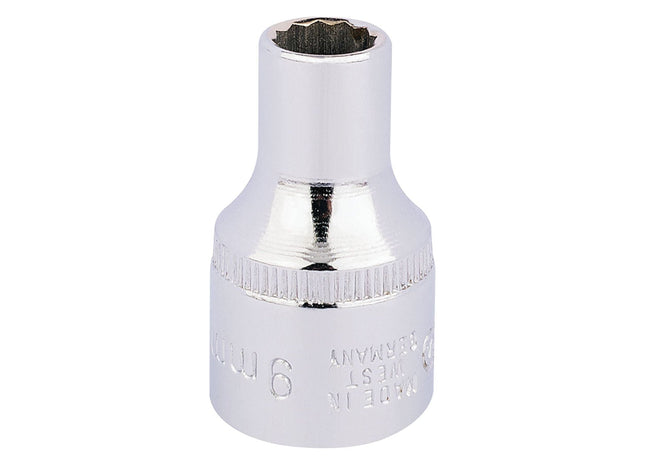 Draper Elora Bi-Hexagon Socket, 1/2" Sq. Dr., 9mm 24541 Draper - Town Tools 