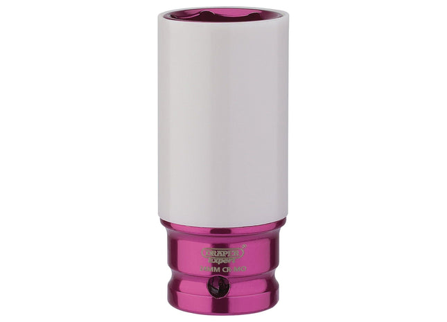 Draper HI-TORQ Wheel Nut Socket for Alloy Wheels, 1/2" Sq. Dr.  (24mm) Draper - Town Tools 