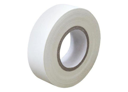 Faithfull PVC Electrical Tape White 19mm x 20m Faithfull - RockBottom Northampton