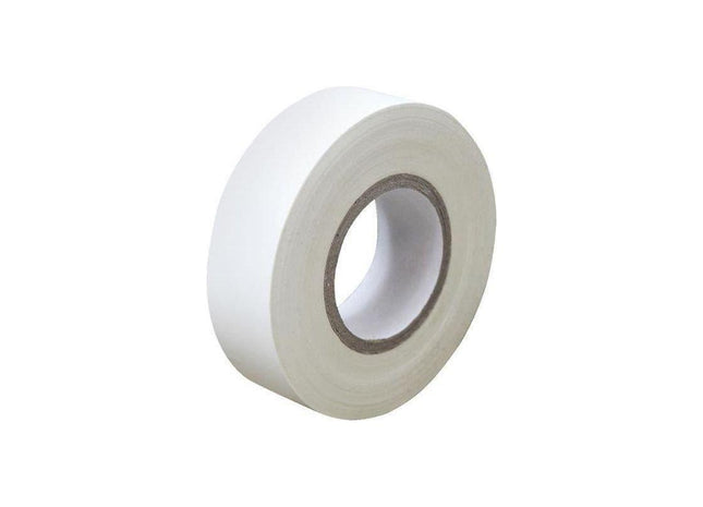 Faithfull PVC Electrical Tape White 19mm x 20m Faithfull - RockBottom Northampton
