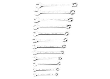Stanley® Hand Tools Combination Wrench Set, 12 Piece STANLEY® Hand Tools - RockBottom Nothampton