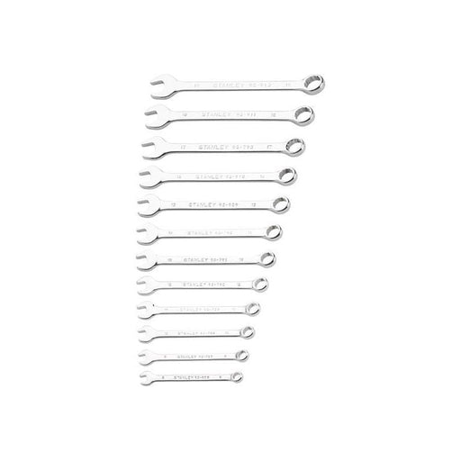 Stanley® Hand Tools Combination Wrench Set, 12 Piece STANLEY® Hand Tools - RockBottom Nothampton