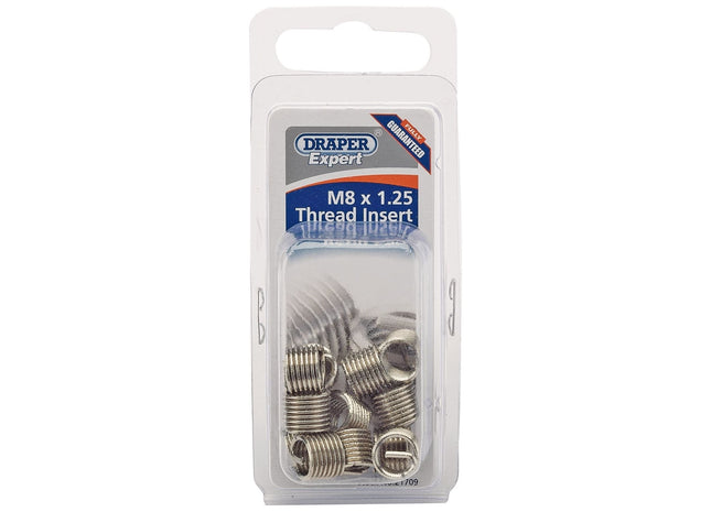Draper Metric Thread Insert Refill, M8 x 1.25 (Pack of 12) 21709 Draper - Town Tools 