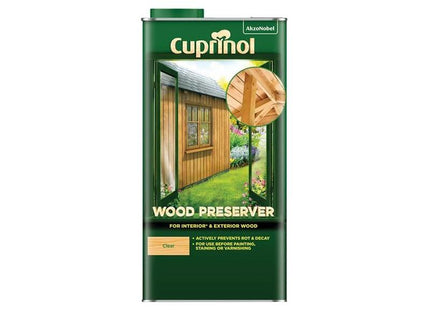Cuprinol Wood Preserver Clear 5 litre Cuprinol - RockBottom Northampton
