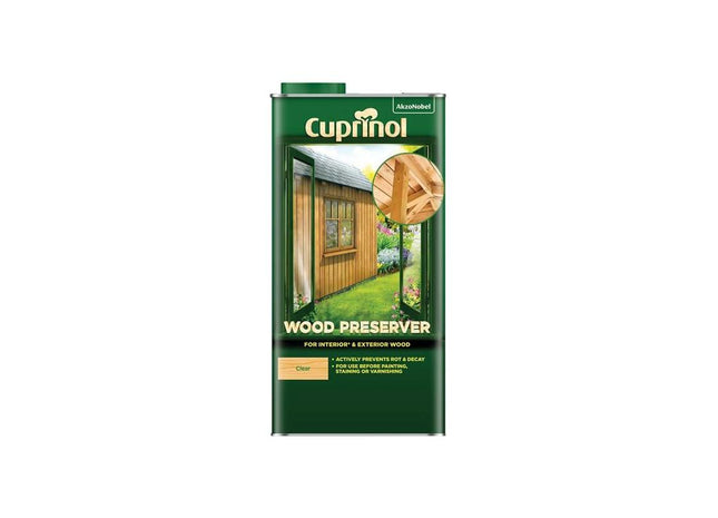 Cuprinol Wood Preserver Clear 5 litre Cuprinol - RockBottom Northampton
