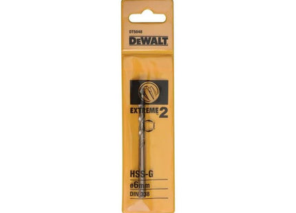 Dewalt Power Tools Extreme 2 Metal Drill Bit 6.0mm OL:93mm WL:57mm DeWALT Power Tools - RockBottom Northampton
